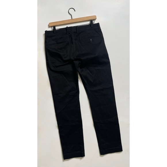 Men’s J. CREW 484 Slim Fit Stretch Chino Pants Solid Black Pockets 31 x 30 31x30 - Picture 9 of 15